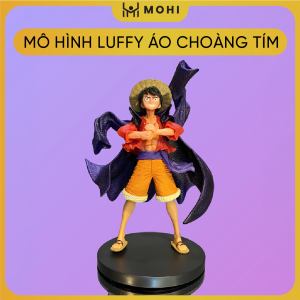 Mô hình Luffy áo choàng tím cao 21cm. Mô hình OnePiece