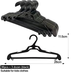 3 dozen for 100 plastic 36pcs small hanger for kids clothes children hangers for clothessmall hanger for baby clothes hanger for children flat hanger for store storage organizer for clothes display plastic hanger for clothes non slip hanger for clothes