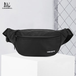 LouisWill Mens Waist Bag Sports Chest Bag Crossbody Bag Outdoor Cycling Bag Waterproof Bag Light weight Casual Bag Bag Phone Bag Versatile Fashion Chest Bag Travel Bag