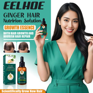 EELHOE Hair Growth Serum Penumbuh Rambut Wanita Pria Secara Cepat - Serum Rambut Rontok / Obat Penumbuh Rambut Botak Mirip Red Ginseng Hair Tonic Minyak Kemiri 30ml