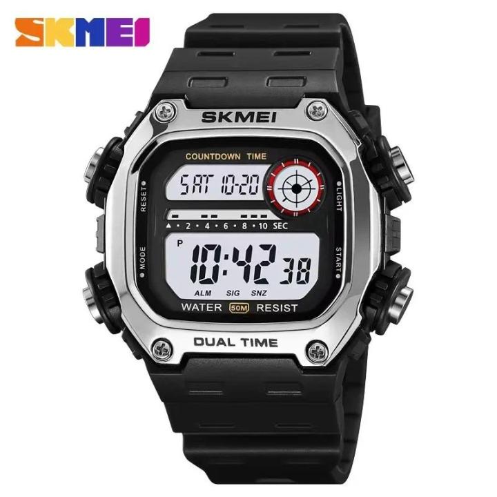 SKMEI 2126 LED Display Digital Countdown Sport Watches for Men ...