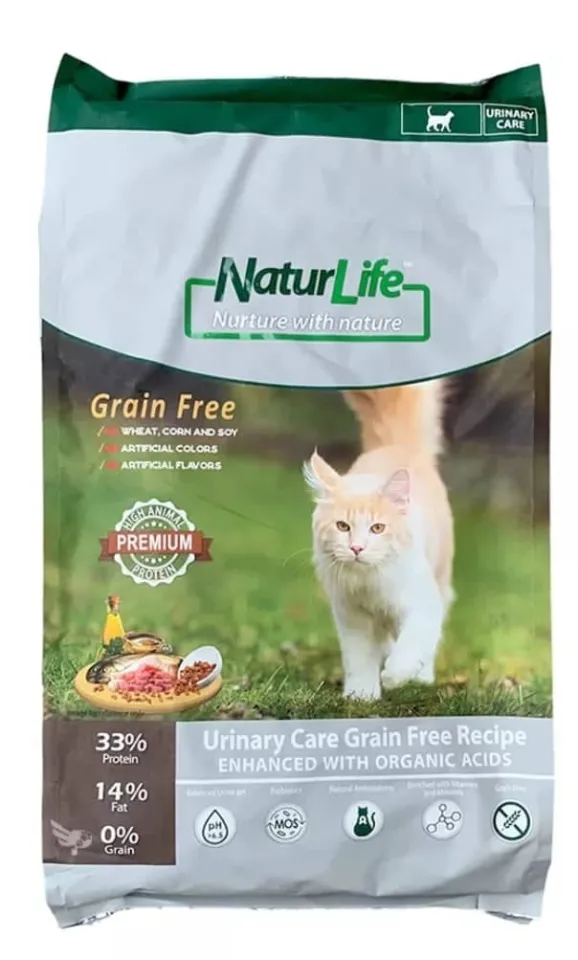 NATURLIFE urinary care GRAIN FREE recipe 6kg. and 1kg for adult