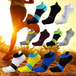 YOCKY Breathable Cotton Anti-slip Running Hosiery Bike Bicycle Sports Socks Five Toe Socks Mesh Socks Five Finger Socks
