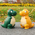Tượng thạch cao tô màu Khủng Long Cute- Tượng tô màu cho bé gái tặng kèm cọ và màu vẽ acrylic. 
