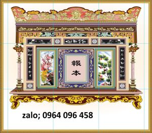 Tranh gạch 3d cửu huyền thất tổ - HNCC4