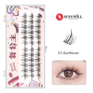 SUNYWILL 10rows 40D Eyelash Extensions Set Soft Hair Grafting False Eyelashes D Curl 3D Mink DIY Natural Lashes Extensions