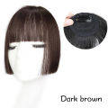 Synthetic Princess Bangs Hime Cut Bangs Hairstyles Clip In Bangs Hair for Women. 