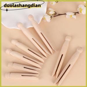 [Duola] หมุดไม้ดอลลี่แบบดั้งเดิม5ชิ้นขาหนีบเสื้อผ้าไม้สไตล์ดอลลี่แบบดั้งเดิม