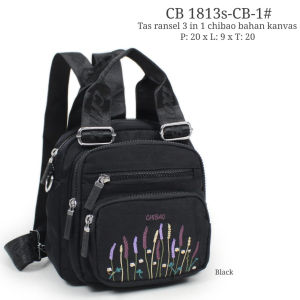 PROMO DISKON !!! TAS WANITA CHIBAO 1813s-AB-1 # KANVAS IMPORT TERBARU & TERLARIS !!! DISKON/TAS IMPORT!!
