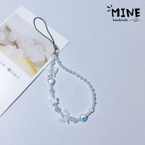 [FREESHIPMAX] Dây đeo điện thoại thời trang phụ kiện móc khóa Hàn Quốc phone strap dễ thương Móc treo máy ảnh đẹp - Minehandmade