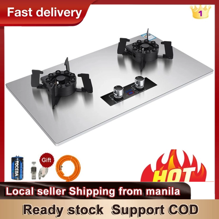 Gas stove embedded natural gas liquefied petroleum gas stainless steel