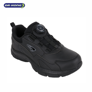 Dr Kong School Shoes Black with Arch Support Insoles - All-Day Comfort (DK-2C10A3020BX)
