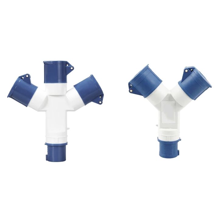 Y Socket Plug Y-Type Industrial Plug IP44 Waterproof 3Pin 16A Multi-Function ...