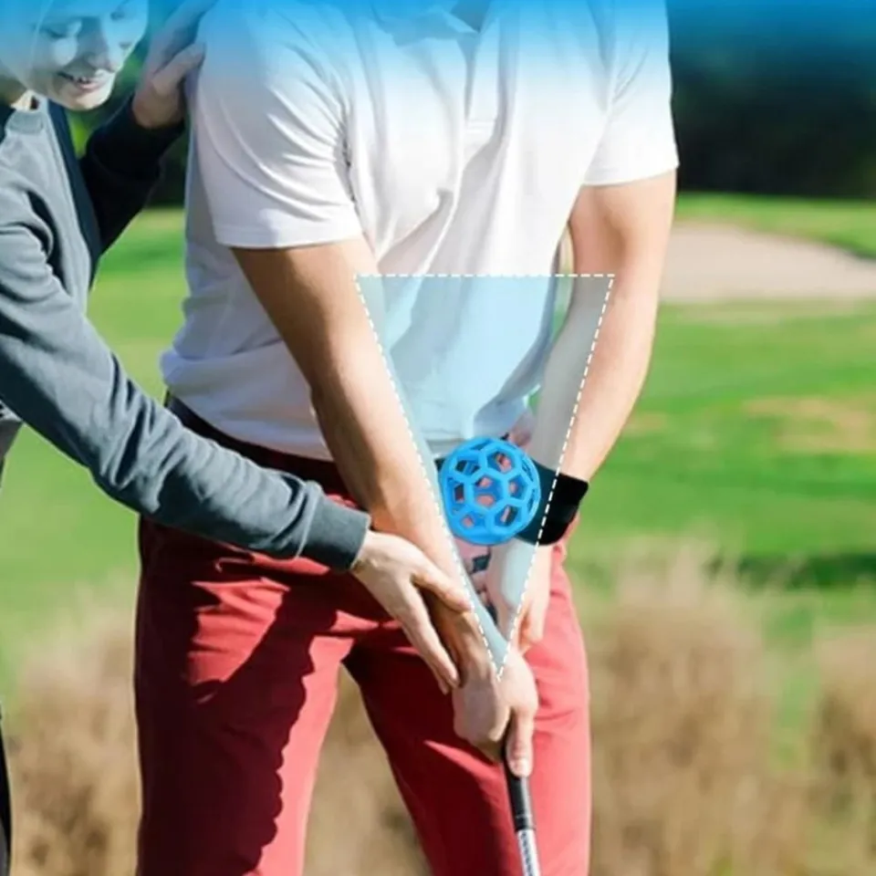 MEEU Training Aid Golf Trainer Ball Posture Correction Straight
