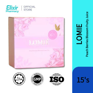 [HOT SELL] LOMIE Peach Berries Blossom Fruity Juice 🍑萝蜜减脂瘦身美白养颜果汁 (1 Box/15 Sachets)