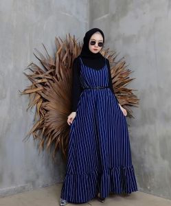 Gaudy - Modi Overall Wanita Dress Set Inner Bahan Monalisa Premium Jumpsuit Korean Style