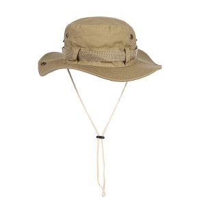 Breathable Outdoor Mens Fisherman Hat Wide Brim Fishing Hiking Bucket Hat with string waway cap for men