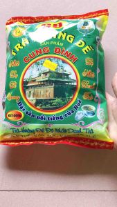 500 GRAM TRÀ HOÀNG ĐẾ - CUNG ĐÌNH HUẾ- ĐẶC SẢN HUẾ BÔNG BÔNG