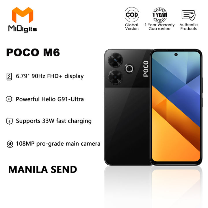 Điện Thoại Xiaomi POCO M6 6GB/128GB MediaTek Helio G91, Màn Hình 6.79 Inch Sạc Nhanh 33w Hàng Chính Hãng I.689848004