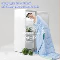 【AeonMall cùng kiểu dáng】Chăn làm mát mùa hè Cool Ice Silk Chăn mùa hè cao cấp Màu kem Chăn điều hòa không khí Chăn mỏng. 