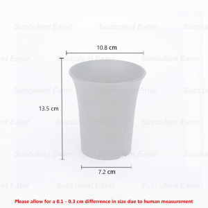 Flower Pot Pasu Bunga Round Thick Tall Plastic Succulent Cactus Pots  多肉仙人掌圆形万象花盆