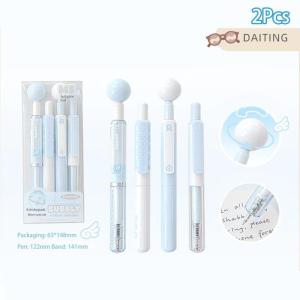 DAITING Short Pen Set Of 4 High Beauty 360 ° Rotating Decompression Brushing Pens Problem Solving Pen