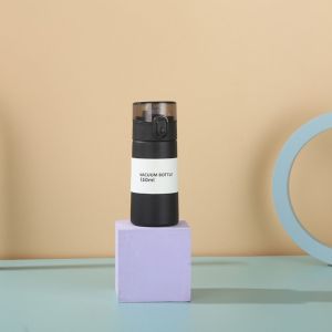 Gaosu water bottle for kids 150/250ml Mini Thermos Cup One-button Opening Stainless Steel Pocket Insulated Cup Thermos Leak-proof Thermal Mug Girls Children