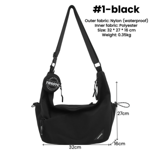 TasBagShop Mens Cross-body Bag Large-capacity Chest Bag Fashionable Shoulder Bag
