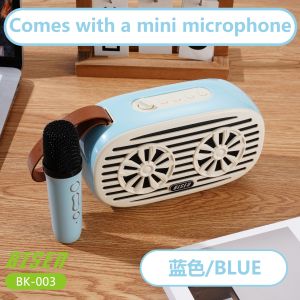 BISEN BK-003 Portable Wireless Bluetooth Mini Karaoke KTV Speaker With Wireless Microphone