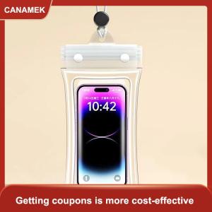 【CANAMEK】 Trong suốt không thấm nước điện thoại trường hợp màn hình cảm ứng kín túi bơi lặn điện thoại Bìa