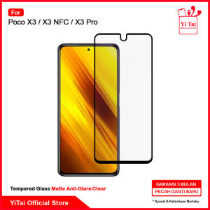 YITAI - Tempered Glass Anti Glare Clear Xiaomi Poco X3 X3 NFC X3 Pro