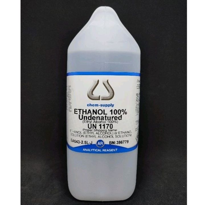 Absolute Ethanol 2.5L AR Laboratory Analytical Reagent Lazada PH