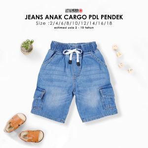 Celana Corgo Pendek Anak Cowok Terbaru / Jeans pendek laki-laki kekinian usia 2-9 tahun
