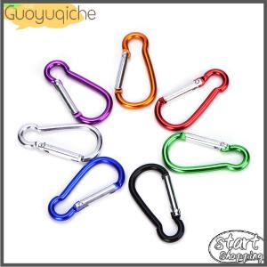 【Guoyuqiche】 Nhôm Keyring Carabiner D-Ring Móc Chìa Khóa Clip karabiner Snap móc cắm trại
