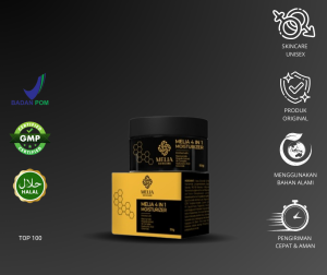 Melia 4 IN 1 Moisturizer Pelembap Wajah Extract Propolis Skincare