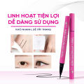 Mira True Lasting Eyeliner Waterproof NL322 viết kẻ mí mắt nước màu đen tuyền  không lem không trôi rất dễ tẩy trang 0.8ml. 