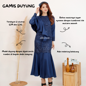 SUPER SALE GAMIS TERBARU 2021 MODERN LEBARAN DUYUNG PREMIUM ALBISTORE.ID