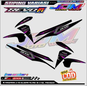 STRIPING VARIASI HONDA REVO FI  / STIKER LIST MOTOR HONDA REVO FI