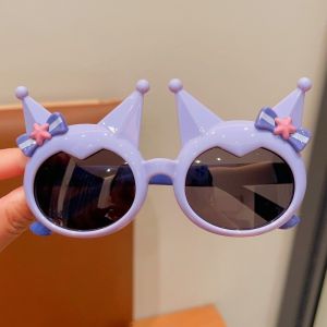 New Childrens Flip Sunglasses Kawaii Sanrio Anime Hello Kitty Kuromi Melody Sunshade Sunglasses for Boys and Girls Gift