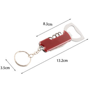 3 in 1 Bottle Opener Stainless Steel Multifunctional Wine Opener Home Kitchen Accessories Black Color