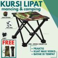 Kursi Lipat Mancing / Kursi besi Portabel untuk memancing / TaffSPORT Kursi Lipat Mancing Kotak Desain Army Cocok Dipakai Ketika Anda Pergi Memancing Ataupun Camping Tiang Dari Besi dan Tempat Duduk Dari Kain, Kursi Lipat Santai - Warna Camouflage. 