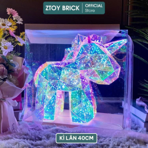 [ TẶNG HỘP QUÀ ] THỎ 40CM Trang Trí Phát Sáng  Trưng Bày Decor và Quà Tặng Sinh Nhật / Đám Cưới