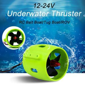 1000KV Underwater Brushless Motor Clockwise with With 4-Blade Propellers 12-24V Waterproof Electric Motor Drive Engine for RC Bait Boat Nest Ship