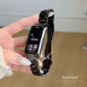 Dây đeo kim loại cho Huawei ban nhạc 8/7/6 nfc Pro Dây Đeo Dây đeo tay thay thế cho Huawei ban nhạc 9 Honor ban nhạc 8/6/7 Dây đeo bằng thép không gỉ Milanese Vòng đeo tay kim loại phụ kiện đồng hồ cho Huawei ban nhạc 7 6 [Hàng sẵn có]