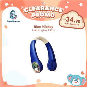 Clearance Tsum Tsum Hanging Neck Fan Lightweight Portable Gathering Wind Three Modes Adjustable Angle Long Battery Life