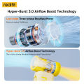 Realfit T1 mini fan rechargeable long-lasting handheld fan 199 wind speeds for fast cooling equipped with high-speed turbine motor portable handheld fan. 