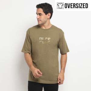 POLICE T-Shirt Cotton Combed Oversized Pria 2079180181