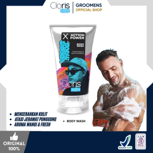 Clorismen x Dochi Sadega Action Power Body Wash - Mencerahkan Kulit Badan Atasi Jerawar Punggu serta Segar bersih & lebih Percaya Diri