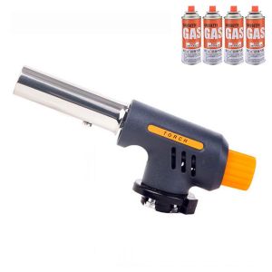 Đầu Khò Gas Chuyên Dụng Tự động đánh Lửa Khò Lửa Bình Gas MINI - Núm điều Chỉnh Nhiệt 1300 độ C Tiện Lợi WS-502C