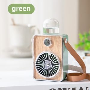 New Handheld Neck Fan spray mist fan Small Eletric Fan Portable Sports Mini USB Charging Air Cooling Fan Cooling Wrist Desk Mini Neckband Hanging Fan for gift